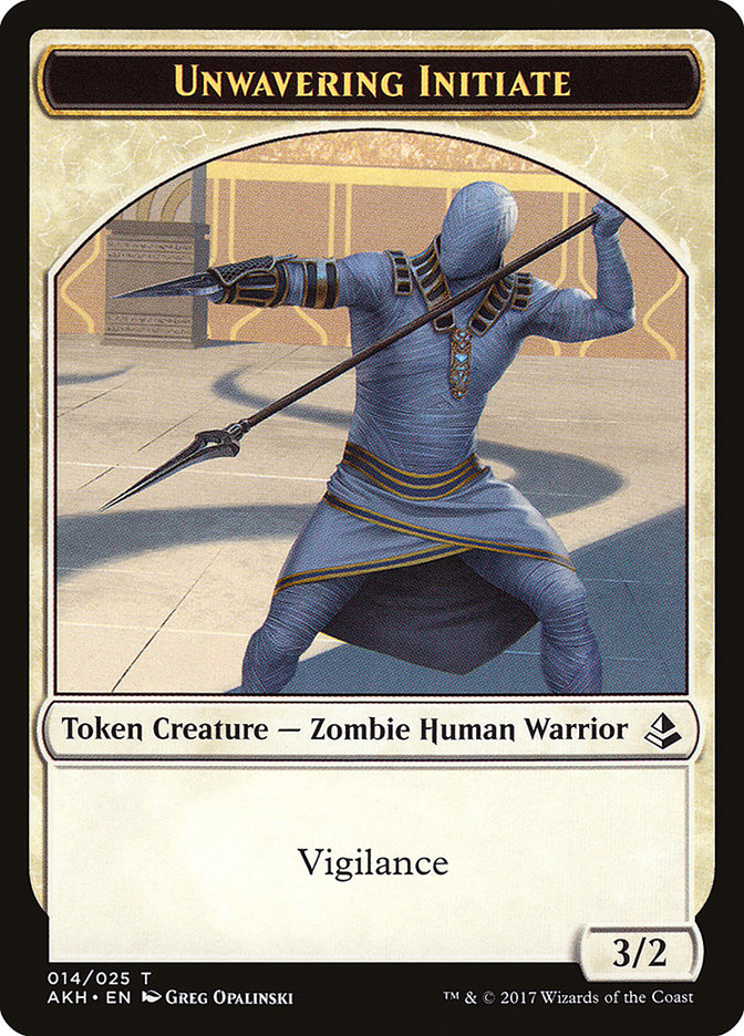 Unwavering Initiate Token [Amonkhet Tokens] | Gear Gaming Bentonville