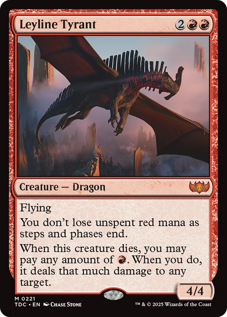 Leyline Tyrant [Tarkir: Dragonstorm Commander] | Gear Gaming Bentonville