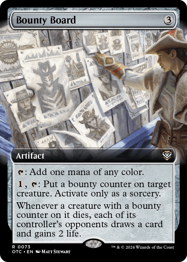 Bounty Board (Extended Art) [Outlaws of Thunder Junction Commander] | Gear Gaming Bentonville