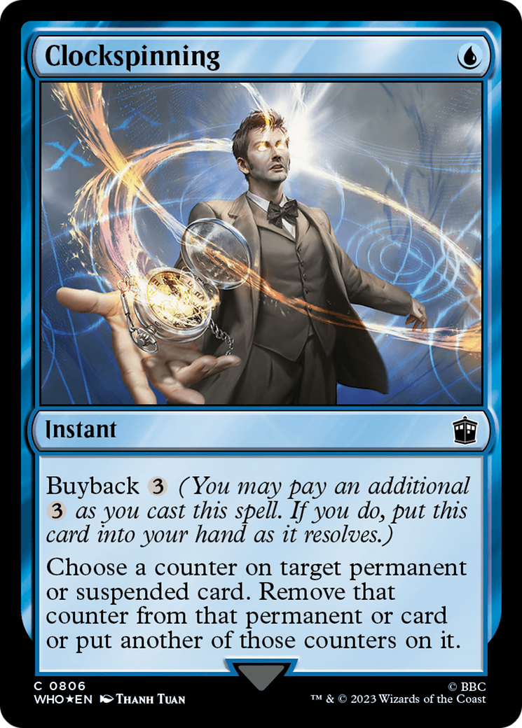 Clockspinning (Surge Foil) [Doctor Who] | Gear Gaming Bentonville