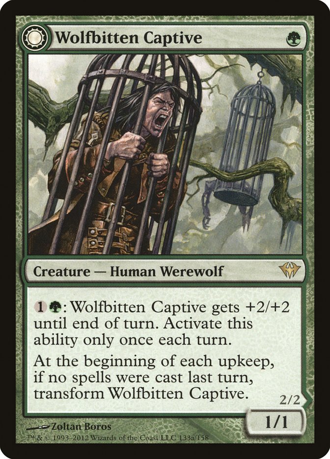 Wolfbitten Captive // Krallenhorde Killer [Dark Ascension] | Gear Gaming Bentonville
