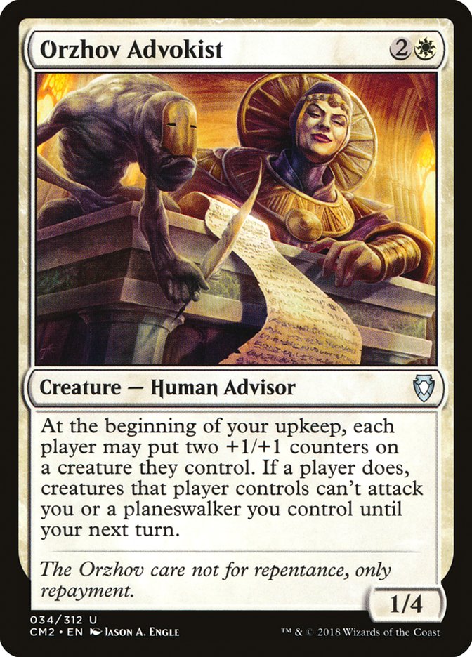 Orzhov Advokist [Commander Anthology Volume II] | Gear Gaming Bentonville