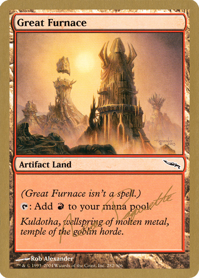 Great Furnace (Aeo Paquette) [World Championship Decks 2004] | Gear Gaming Bentonville