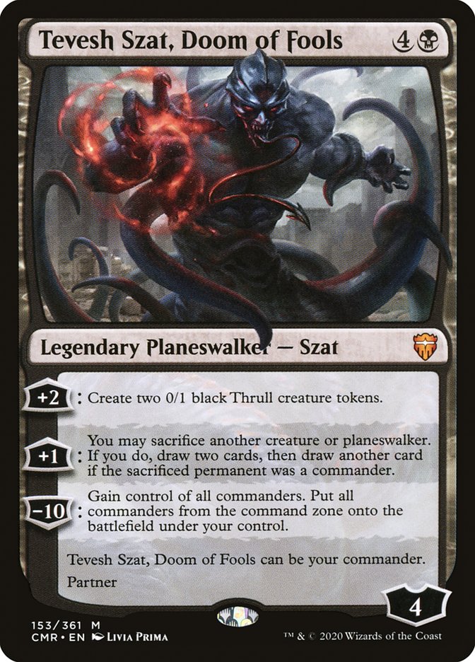 Tevesh Szat, Doom of Fools [Commander Legends] | Gear Gaming Bentonville