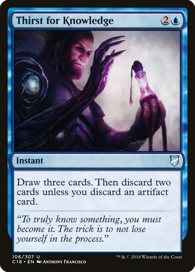 Thirst for Knowledge [Commander 2018] | Gear Gaming Bentonville