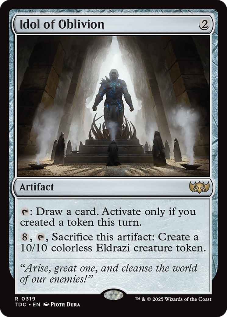 Idol of Oblivion [Tarkir: Dragonstorm Commander] | Gear Gaming Bentonville