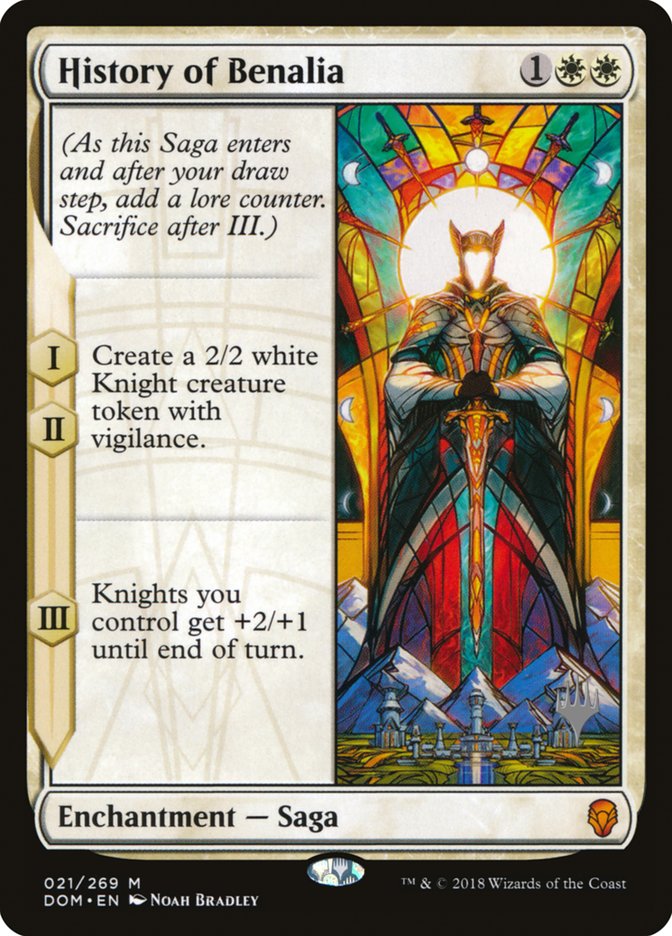 History of Benalia (Promo Pack) [Dominaria Promos] | Gear Gaming Bentonville