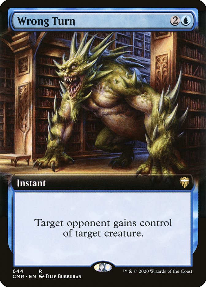 Wrong Turn (Extended Art) [Commander Legends] | Gear Gaming Bentonville