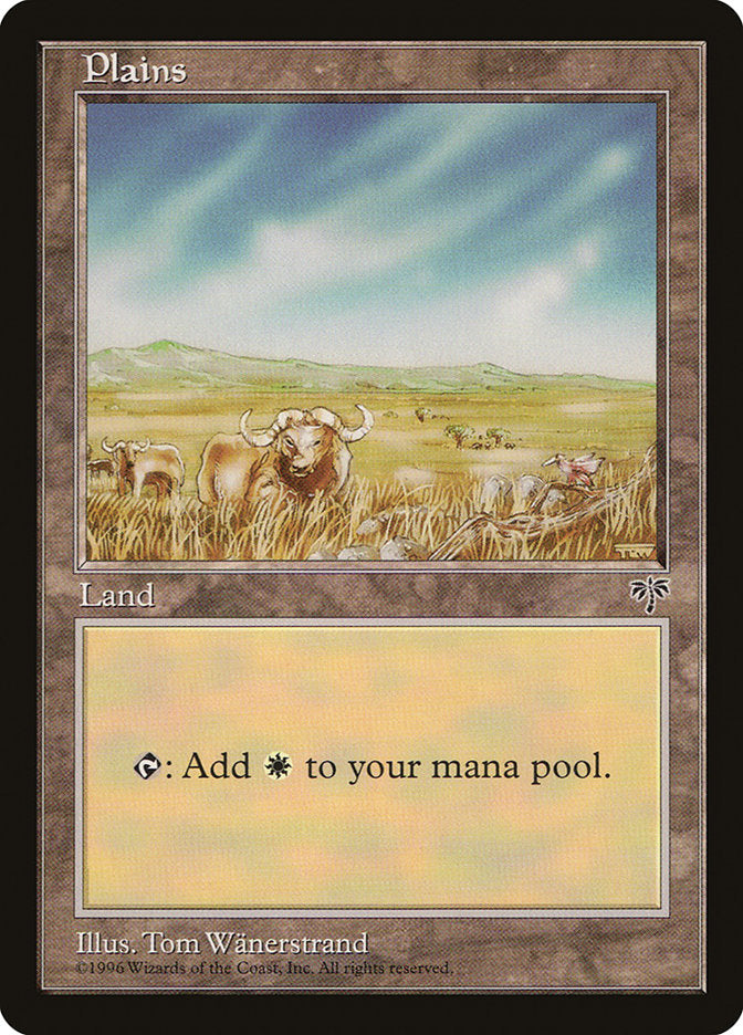 Plains (Oxen / Signature on Right) [Mirage] | Gear Gaming Bentonville