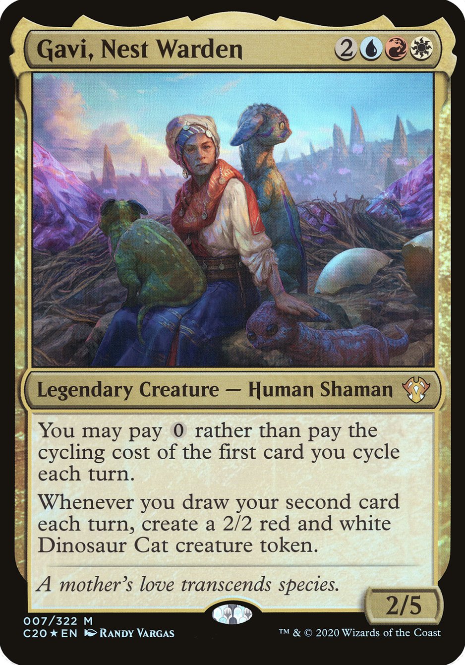 Gavi, Nest Warden (Oversized) [Commander 2020 Oversized] | Gear Gaming Bentonville