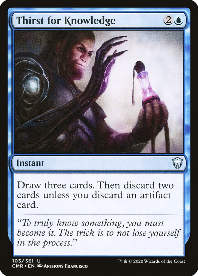 Thirst for Knowledge [Commander Legends] | Gear Gaming Bentonville