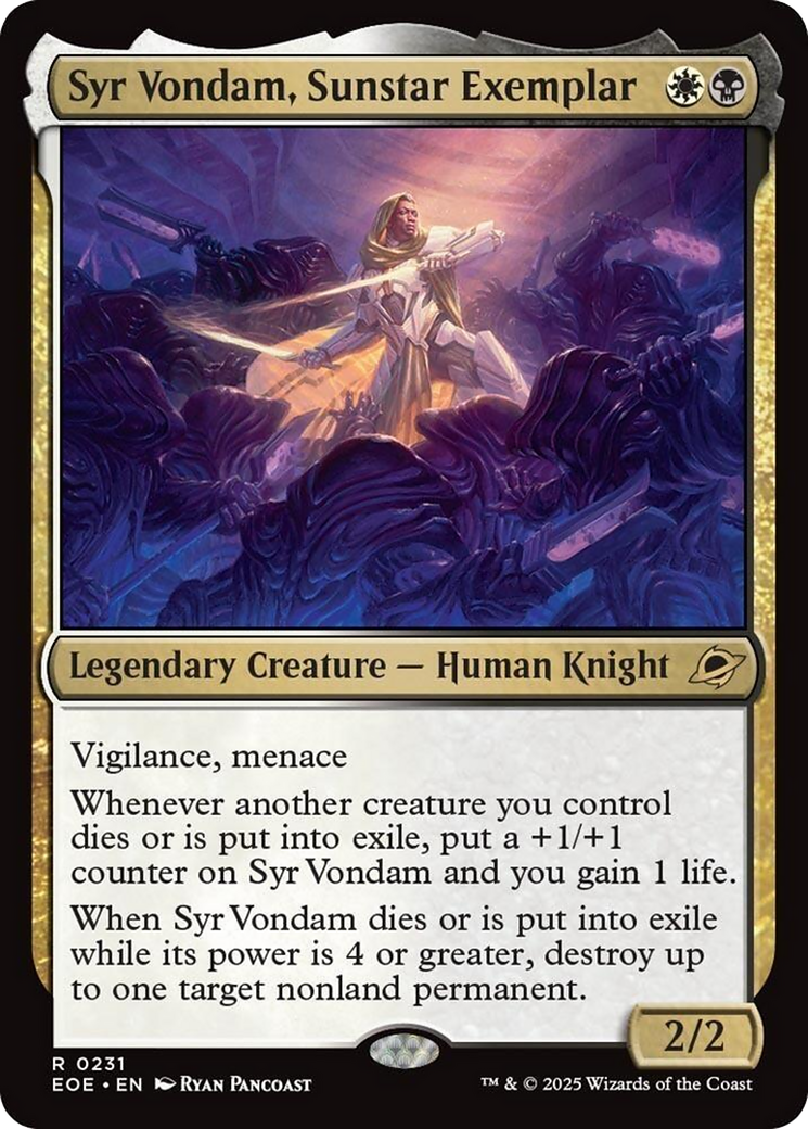 Syr Vondam, Sunstar Exemplar [Edge of Eternities] | Gear Gaming Bentonville