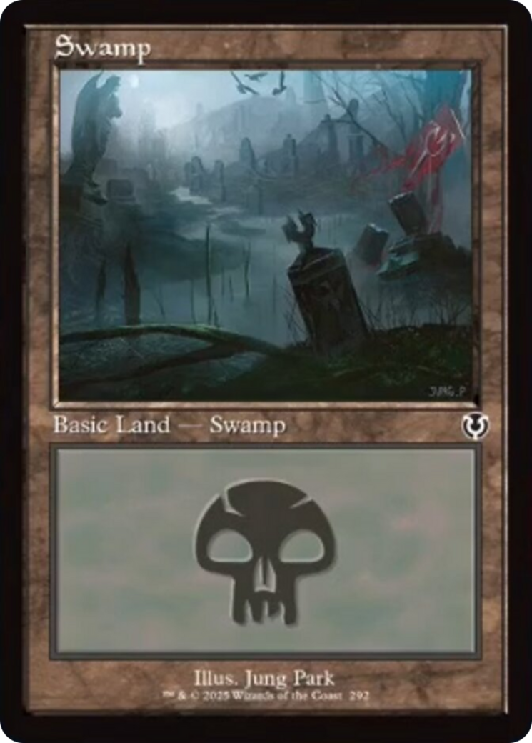 Swamp (292) (Retro Frame) [Innistrad Remastered] | Gear Gaming Bentonville