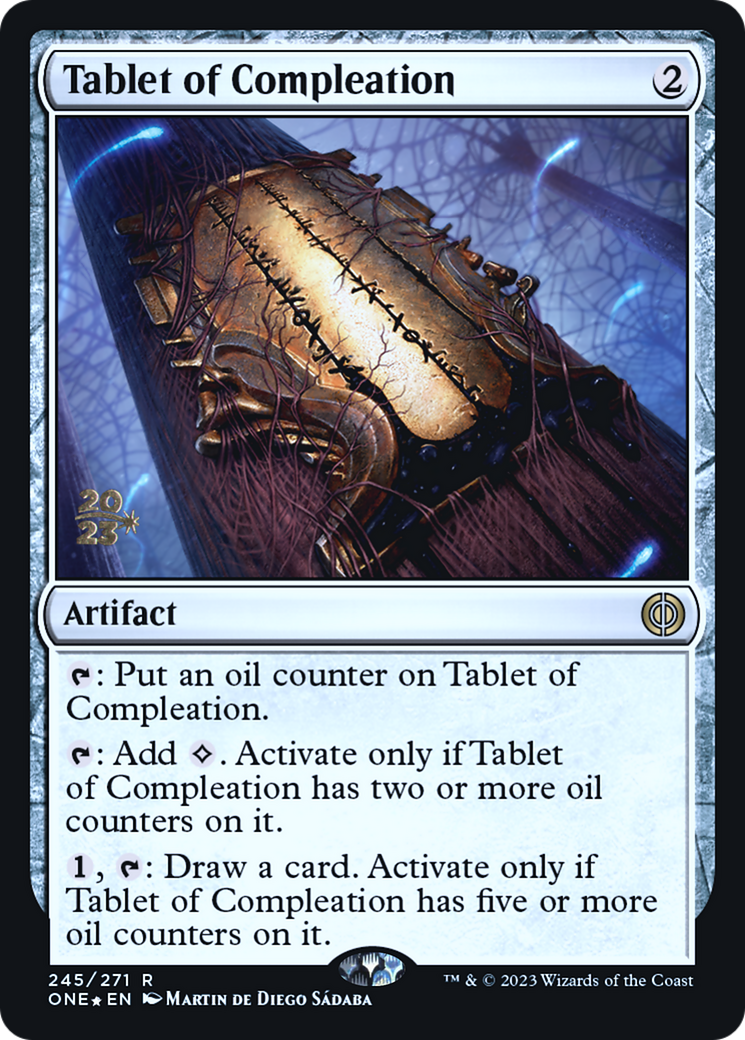 Tablet of Compleation [Phyrexia: All Will Be One Prerelease Promos] | Gear Gaming Bentonville