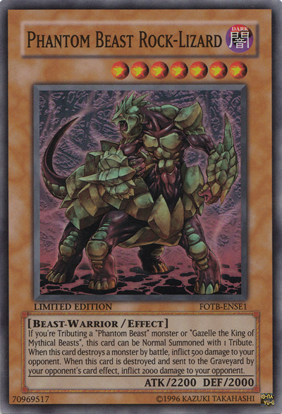 Phantom Beast Rock-Lizard [FOTB-ENSE1] Super Rare | Gear Gaming Bentonville