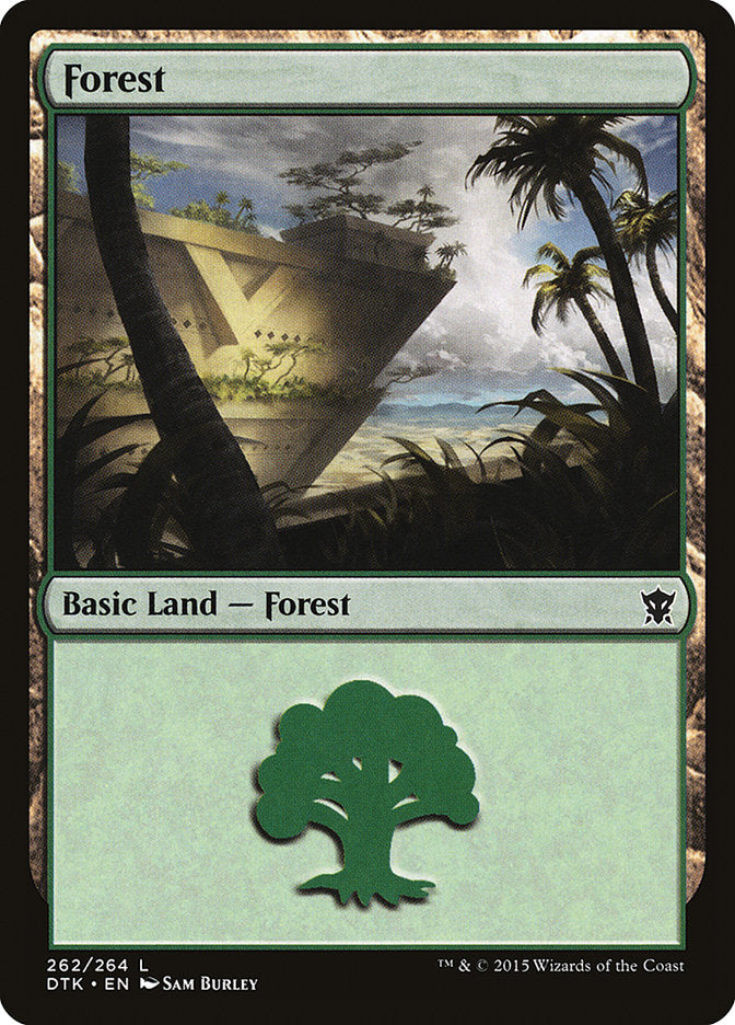 Forest (262) [Dragons of Tarkir] | Gear Gaming Bentonville