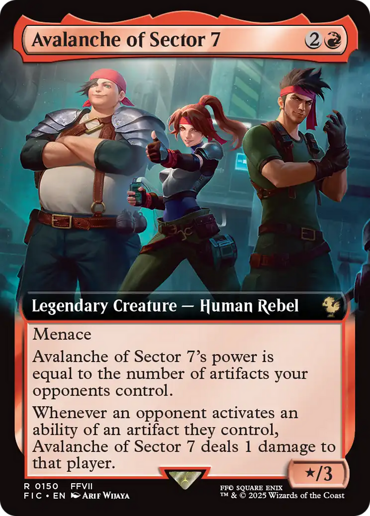 Avalanche of Sector 7 (Extended Art) [FINAL FANTASY Commander] | Gear Gaming Bentonville