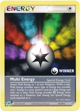 Multi Energy (93/100) (Winner League Promo) [EX: Sandstorm] | Gear Gaming Bentonville