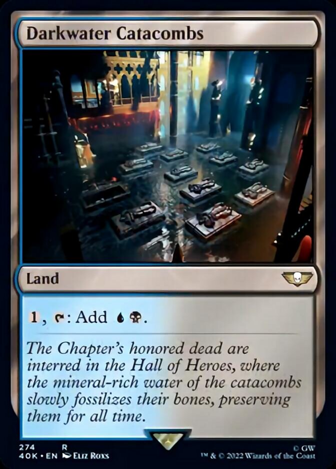 Darkwater Catacombs (Surge Foil) [Warhammer 40,000] | Gear Gaming Bentonville