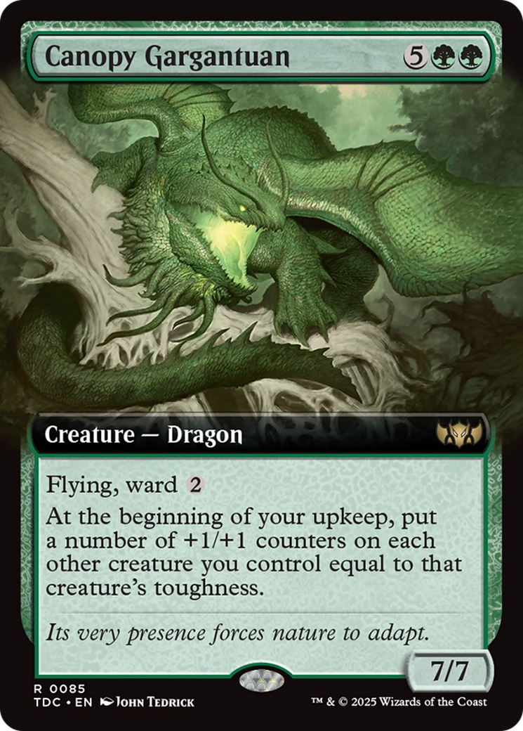Canopy Gargantuan (Extended Art) [Tarkir: Dragonstorm Commander] | Gear Gaming Bentonville