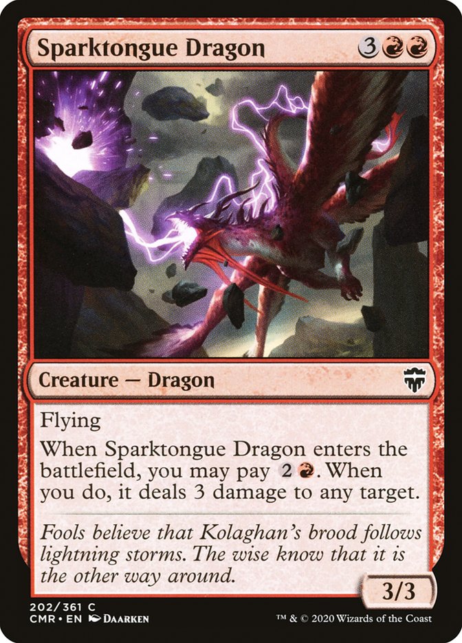 Sparktongue Dragon [Commander Legends] | Gear Gaming Bentonville