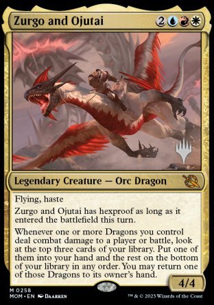 Zurgo and Ojutai (Promo Pack) [March of the Machine Promos] | Gear Gaming Bentonville