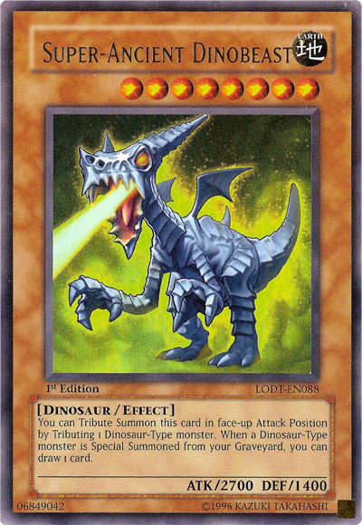 Super-Ancient Dinobeast [LODT-EN088] Ultra Rare | Gear Gaming Bentonville