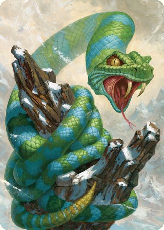 Ohran Frostfang Art Card [Commander Masters Art Series] | Gear Gaming Bentonville