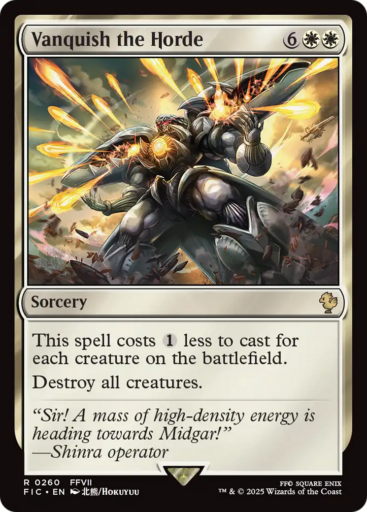 Vanquish the Horde [FINAL FANTASY Commander] | Gear Gaming Bentonville