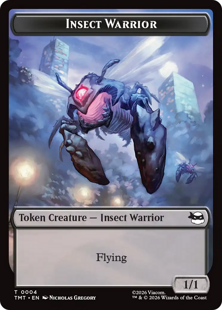 Insect Warrior // Food Double-Sided Token [Teenage Mutant Ninja Turtles Tokens] | Gear Gaming Bentonville