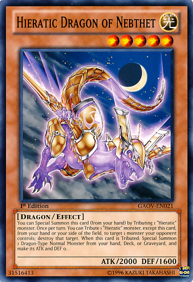 Hieratic Dragon of Nebthet [GAOV-EN021] Common | Gear Gaming Bentonville