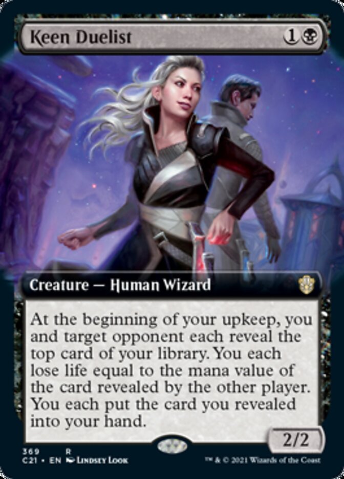 Keen Duelist (Extended Art) [Commander 2021] | Gear Gaming Bentonville