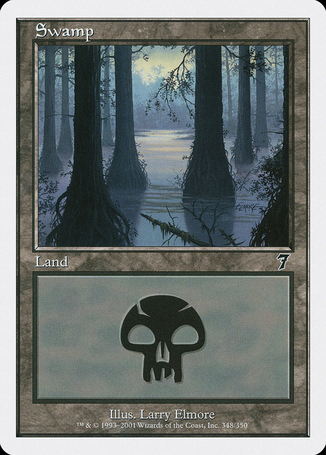 Swamp (348) [Seventh Edition] | Gear Gaming Bentonville