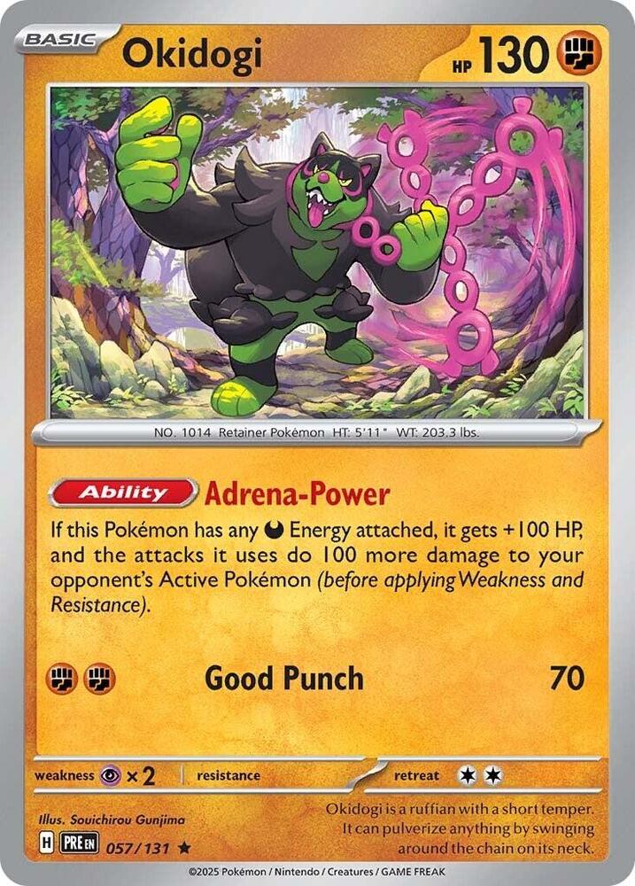 Okidogi (057/131) [Scarlet & Violet: Prismatic Evolutions] | Gear Gaming Bentonville