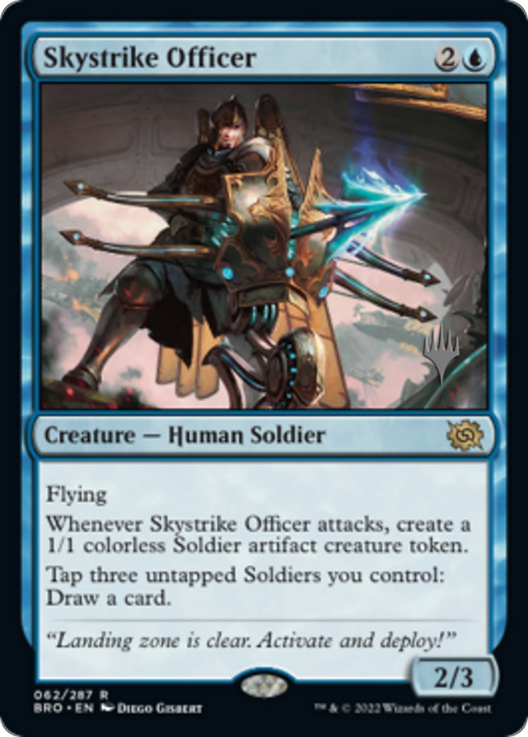 Skystrike Officer (Promo Pack) [The Brothers' War Promos] | Gear Gaming Bentonville