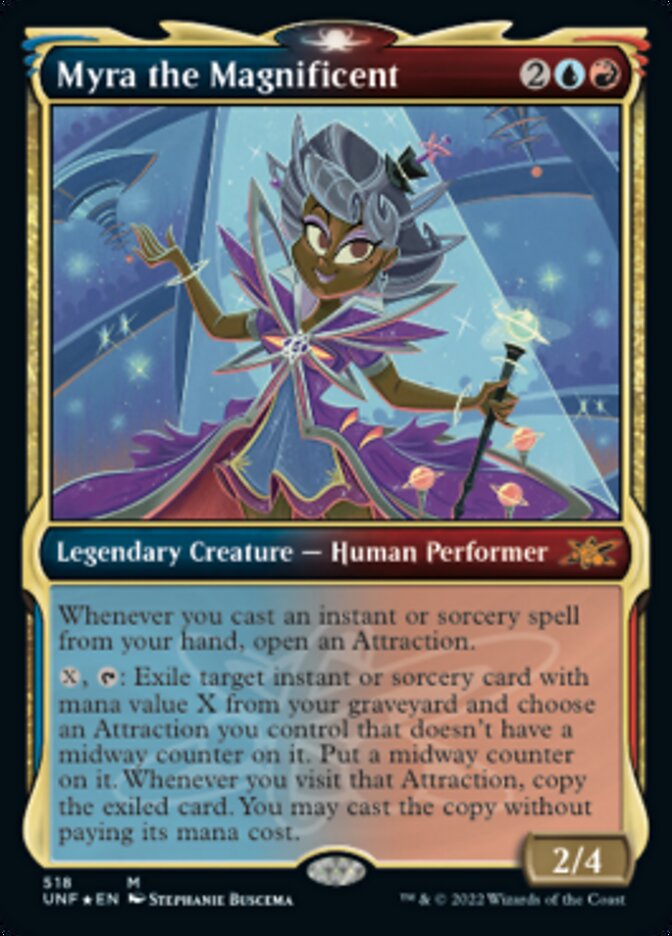 Myra the Magnificent (Showcase) (Galaxy Foil) [Unfinity] | Gear Gaming Bentonville