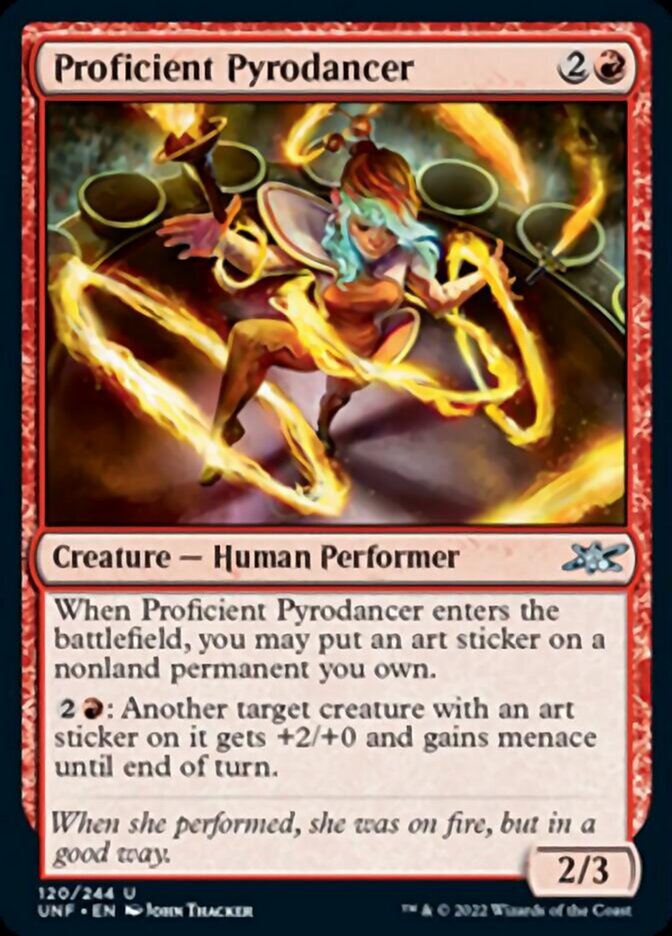 Proficient Pyrodancer [Unfinity] | Gear Gaming Bentonville