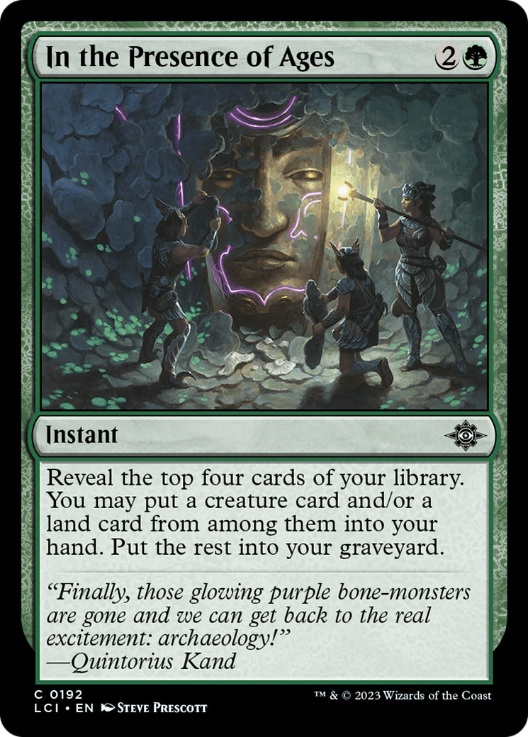 In the Presence of Ages [The Lost Caverns of Ixalan] | Gear Gaming Bentonville