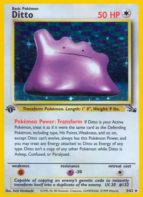 Ditto (3/62) [Fossil 1st Edition] | Gear Gaming Bentonville
