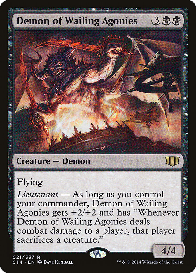 Demon of Wailing Agonies [Commander 2014] | Gear Gaming Bentonville
