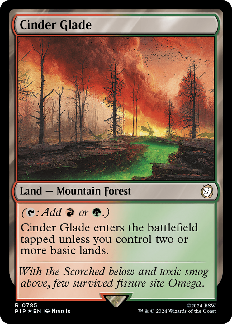 Cinder Glade (Surge Foil) [Fallout] | Gear Gaming Bentonville