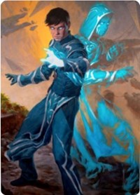 Jace, Mirror Mage 1 Art Card [Zendikar Rising Art Series] | Gear Gaming Bentonville