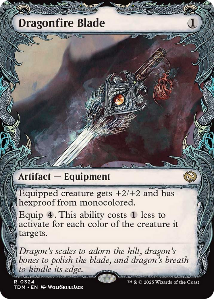 Dragonfire Blade (Showcase) [Tarkir: Dragonstorm] | Gear Gaming Bentonville