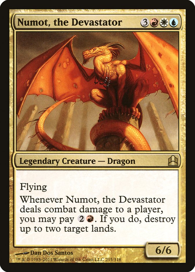 Numot, the Devastator [Commander 2011] | Gear Gaming Bentonville