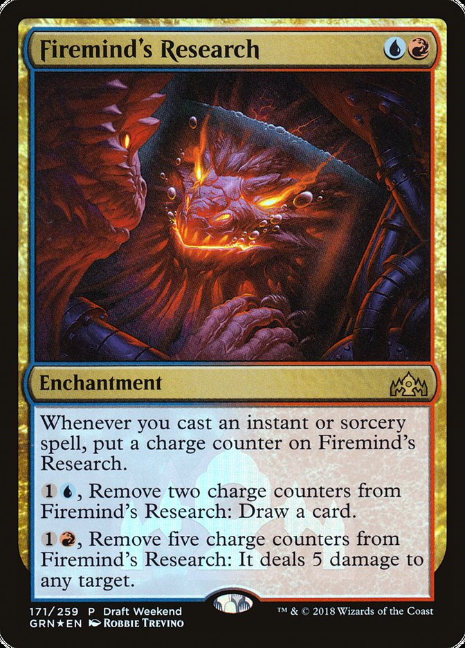 Firemind's Research (Draft Weekend) [Guilds of Ravnica Promos] | Gear Gaming Bentonville
