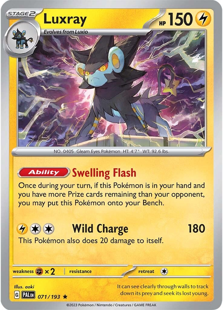 Luxray (071/193) [Scarlet & Violet: Paldea Evolved] | Gear Gaming Bentonville