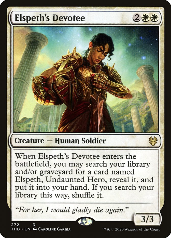 Elspeth's Devotee [Theros Beyond Death] | Gear Gaming Bentonville