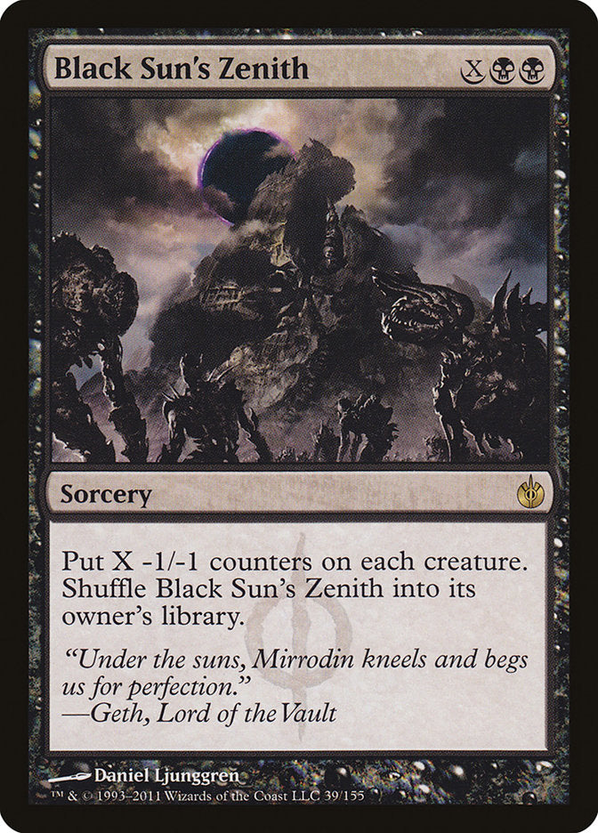 Black Sun's Zenith [Mirrodin Besieged] | Gear Gaming Bentonville