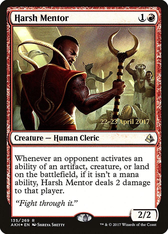 Harsh Mentor [Amonkhet Prerelease Promos] | Gear Gaming Bentonville