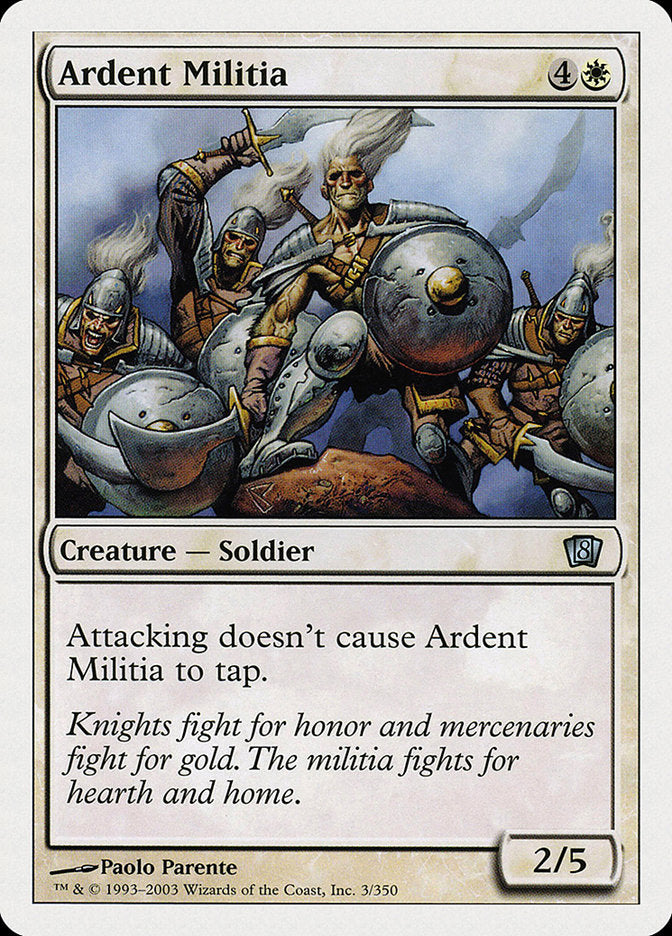 Ardent Militia [Eighth Edition] | Gear Gaming Bentonville